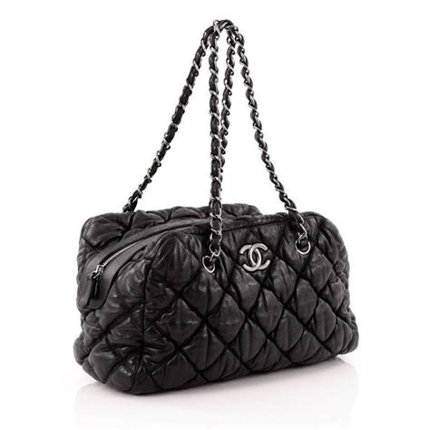 chanel quilted chain strap bowler bag|Chanel wallet on chain measurements.